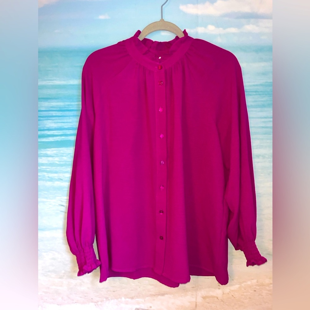 Medium Magenta Blouse